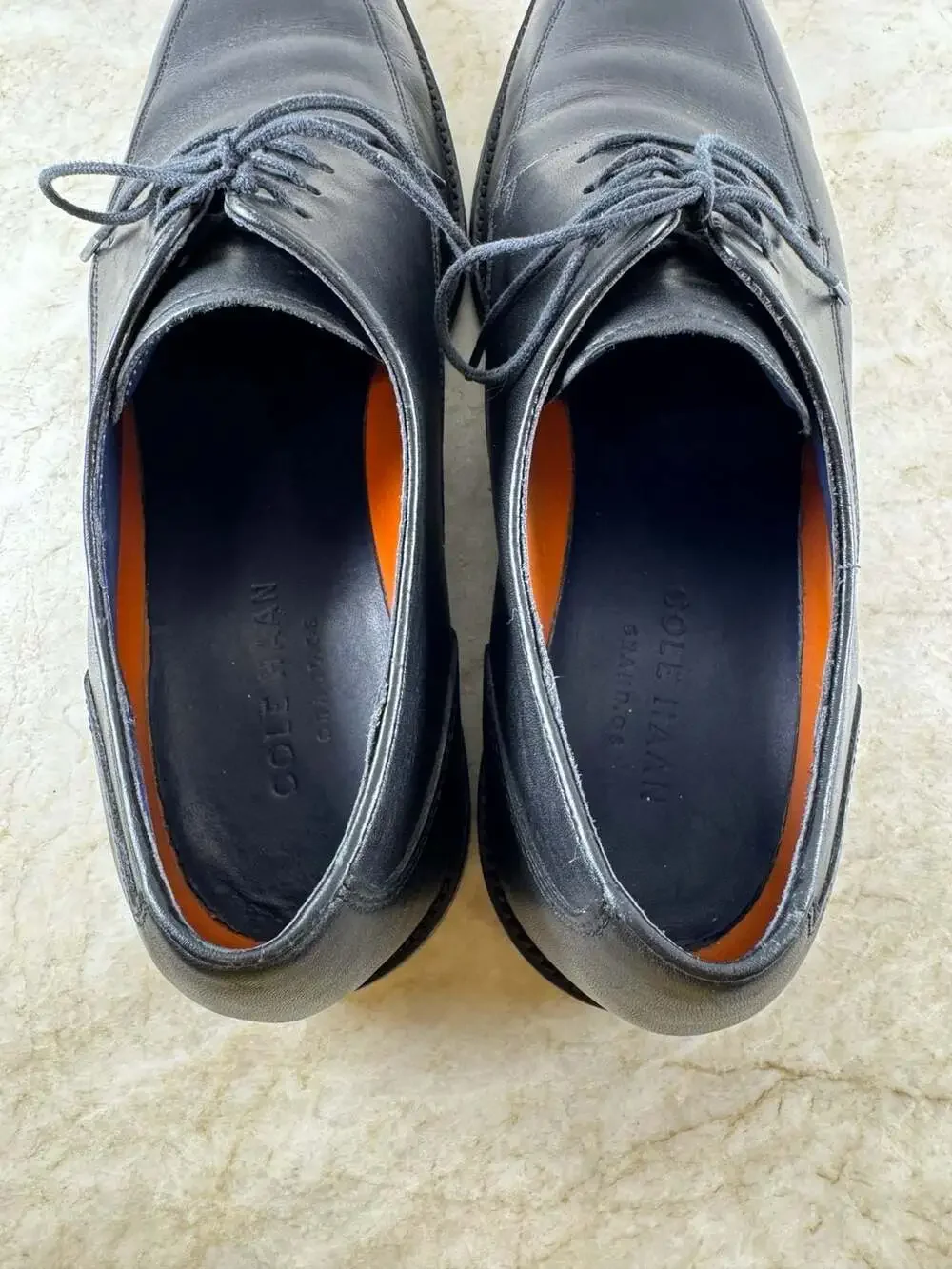 Cole Haan Lenox Hill Grand.OS Split Toe Oxford Black Leather Shoes Men’s 9M